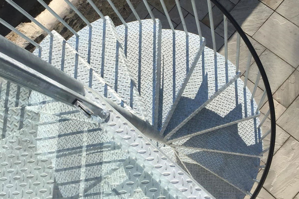 External galvanised spiral staircase kit